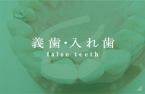 義歯・入れ歯 false teeth